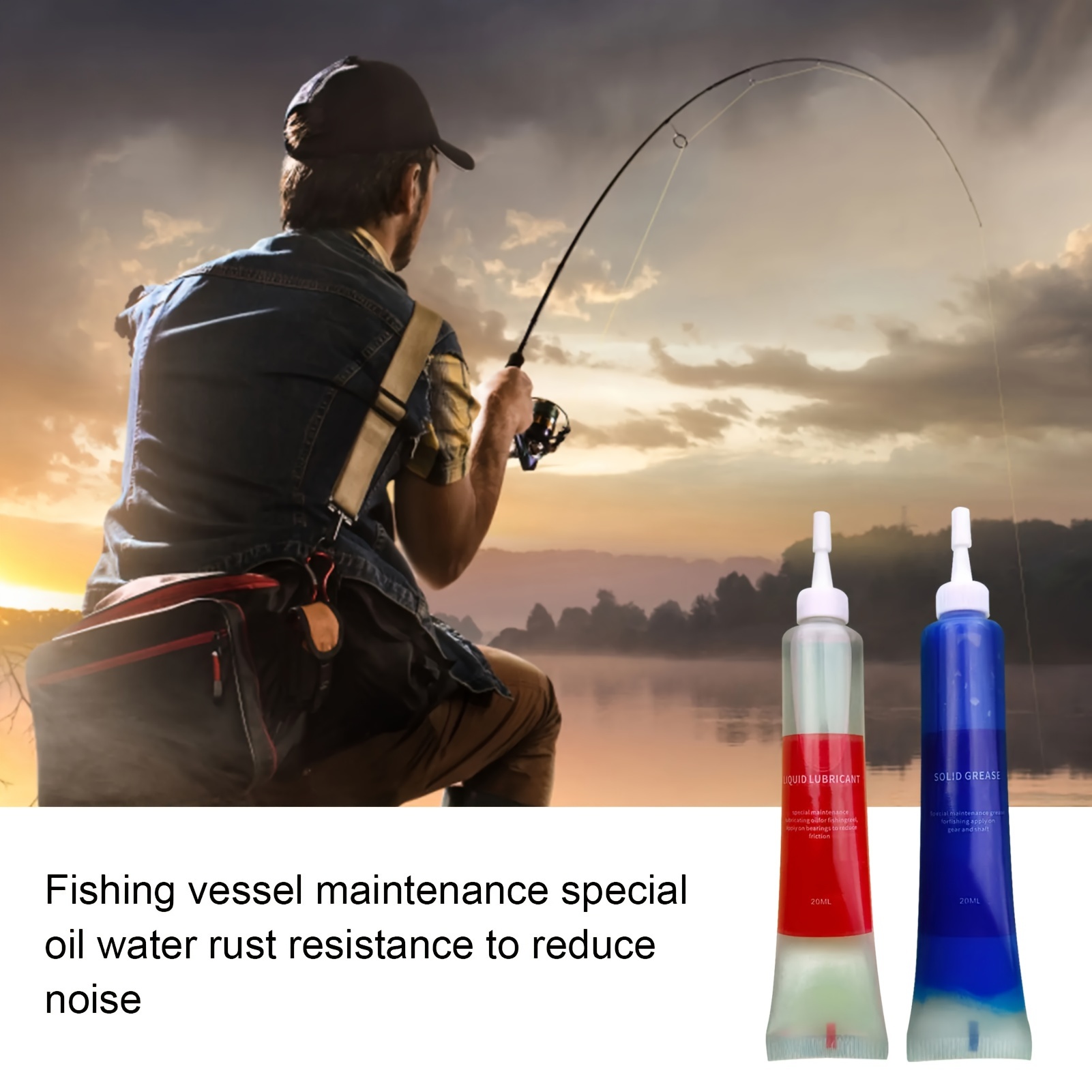 Reel Grease - 4-delige onderhoudsset voor vismolens: beschermend vet