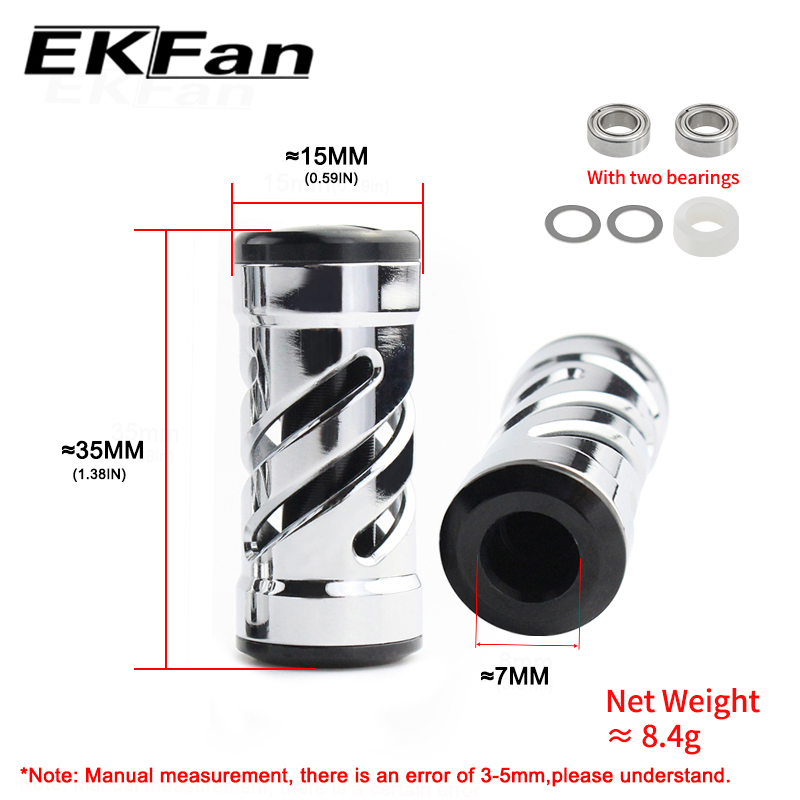 EKFan Aluminiumlegering Spinni - Reel Handle recensie en prijs